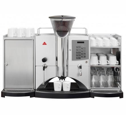 Установка и запуск суперавтоматической кофемашины